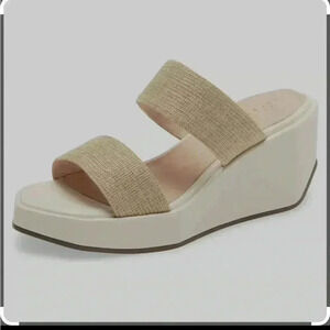 Cecelia NY Bailey Wedge Platform Slide Sandal NWT Size 7